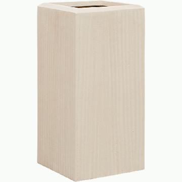 Кашпо Baq Polystone Plain Square natural, Розмір М