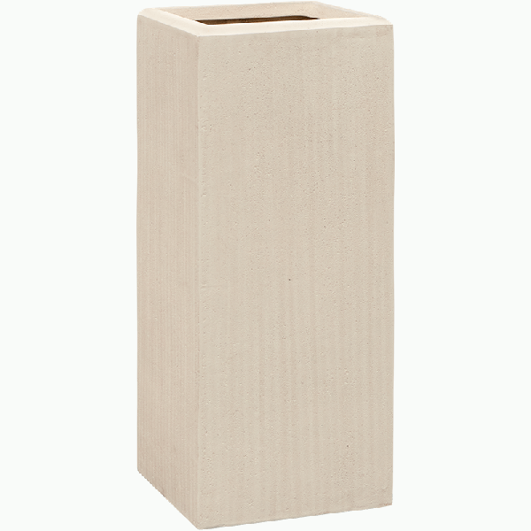 Кашпо Baq Polystone Plain Square natural, Розмір L