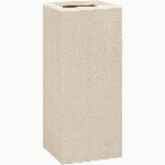 Кашпо Baq Polystone Plain Square natural, Розмір L