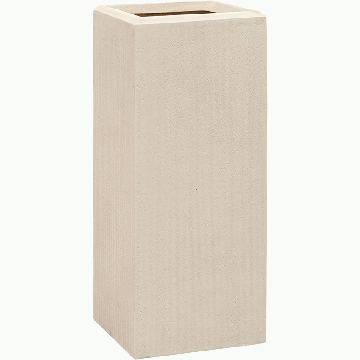 Кашпо Baq Polystone Plain Square natural, Розмір L