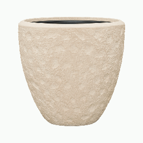 Planter Baq Polystone Rockwell Couple Natural (with liner), S