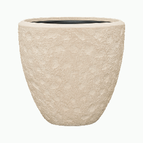 Кашпо Baq Polystone Rockwell Couple Natural (с вкладышем), M