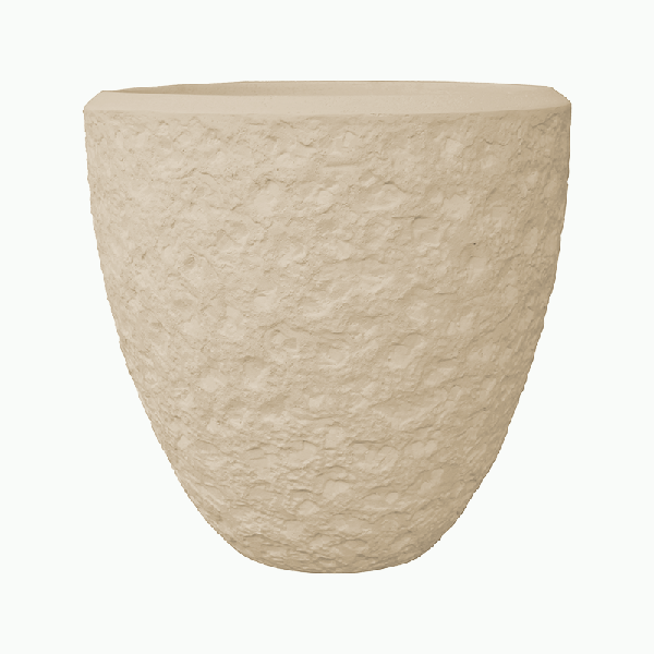 Кашпо Baq Polystone Rockwell Couple Natural, Розмір L