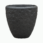 Кашпо Baq Polystone Rockwell Couple Smoke (с вкладышем), S