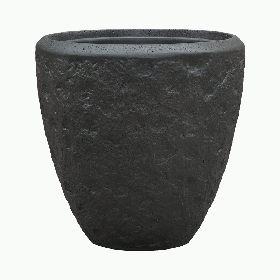 Кашпо Baq Polystone Rockwell Couple Smoke (з вкладишем), S