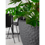 Кашпо Baq Polystone Rockwell Couple Smoke (с вкладышем), S