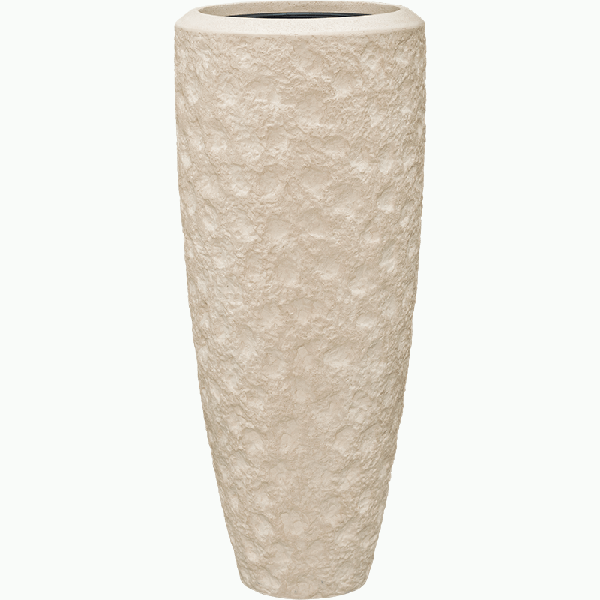 Кашпо Baq Polystone Rockwell Partner Natural (с вкладышем), L