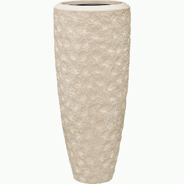 Planter Baq Polystone Rockwell Partner Natural (with liner), L