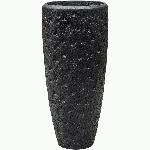 Кашпо Baq Polystone Rockwell Partner Smoke (з вкладишем), М