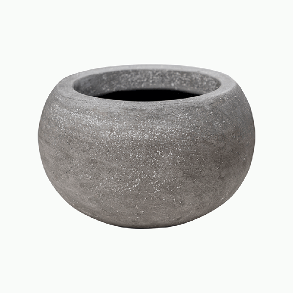 Кашпо Baq Polystone Plain Bowl Grey, Розмір S