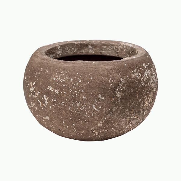 Кашпо Baq Polystone Plain Bowl Rock, Розмір S