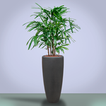 Кашпо Baq Polystone Plain  Partner smoke (с вкладышем), M