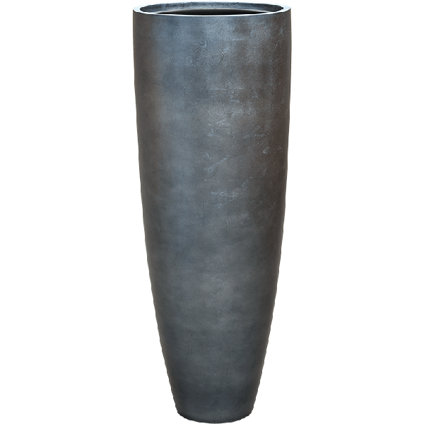 Кашпо Nieuwkoop Baq Metallic Partner матове блакитне, L