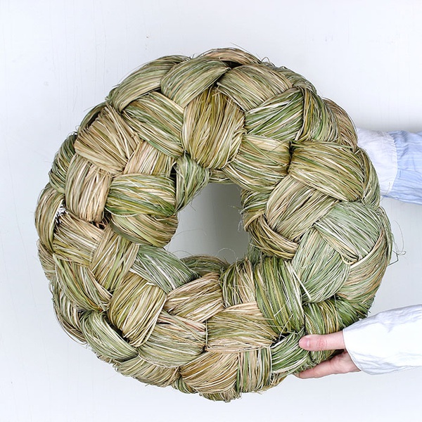 Woven interior wreath