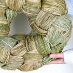 Woven interior wreath