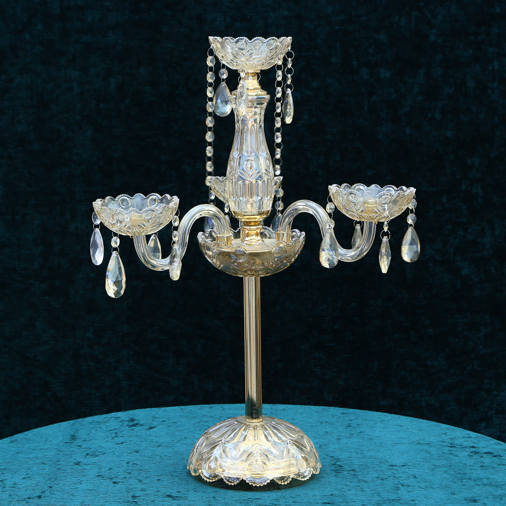 Crystal candelabra rental