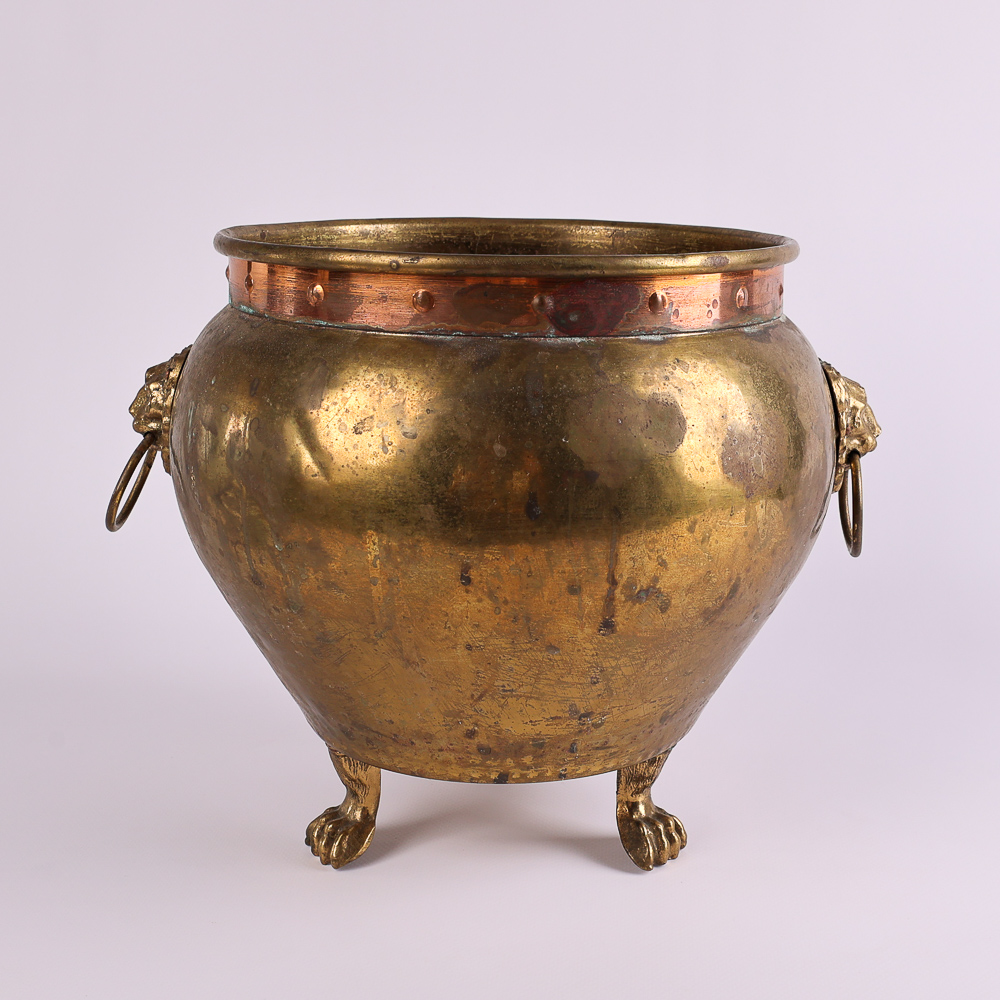 Vintage Metal Cauldron on Legs