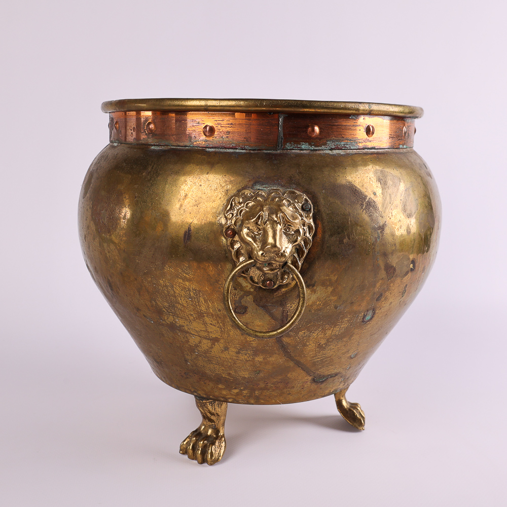 Vintage Metal Cauldron on Legs