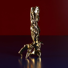 Candlestick "Branch" vintage gold