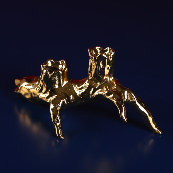 Candlestick "Snag" vintage gold