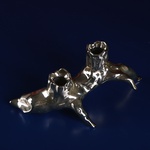 Candlestick "Snag" platinum