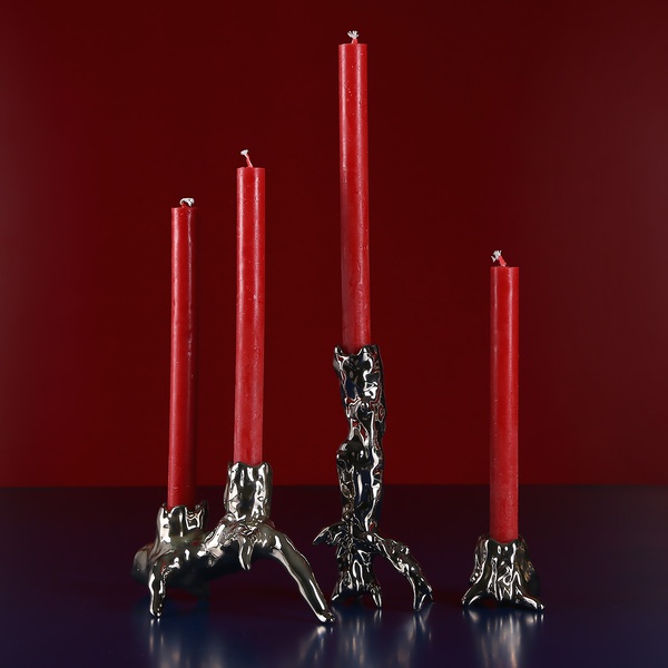 Candlestick "Snag" platinum
