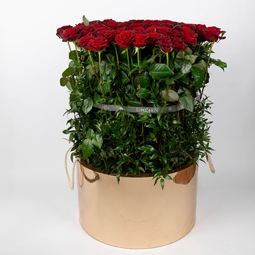 Композиция "Red Luxury" в золоте