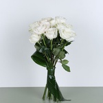 Bouquet of 15 varietal white rose