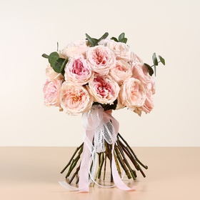 Bouquet of 25 roses David Austin