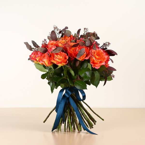 Bouquet of 35 roses Free Spirit