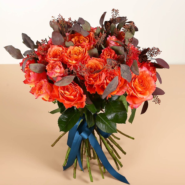 Bouquet of 35 roses Free Spirit