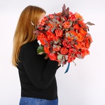 Bouquet of 35 roses Free Spirit