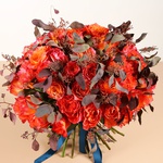 Bouquet of 51 roses Free Spirit
