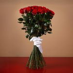 Bouquet of 51 long red roses