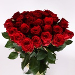 Bouquet of 35 Red Roses "Magic of the Vine"