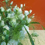 Field bouquet with eustoma