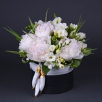 Composition "White peonies"
