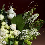 Bouquet with cymbidium branch