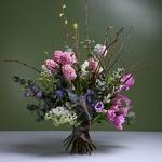 Spring bouquet with primroses