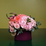Floral composition "Marrakech" fuchsia