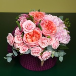 Floral composition "Marrakech" fuchsia
