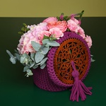 Floral composition "Marrakech" fuchsia