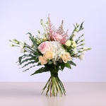 Bouquet with hydrangea and roses