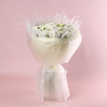 The “White Freesia Tenderness” bouquet