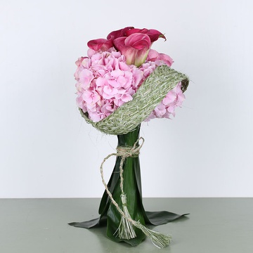 Pink bouquet "Twisted story"