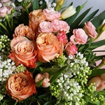 Peach pink bouquet