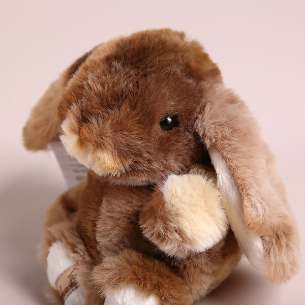 Soft toy BOUNCY BUNNY Brown BY BUKOWSKI