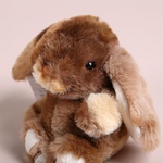 Soft toy BOUNCY BUNNY Brown BY BUKOWSKI