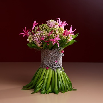 Bouquet with hyacinths
