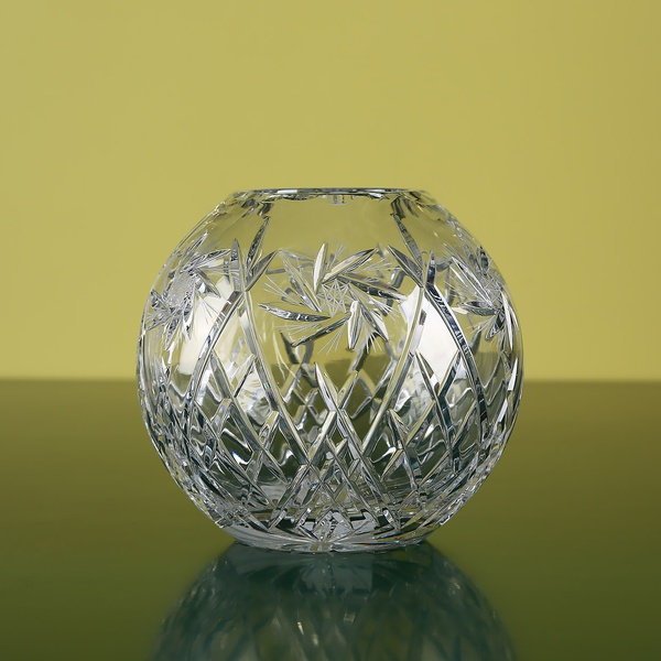 Crystal ball vase